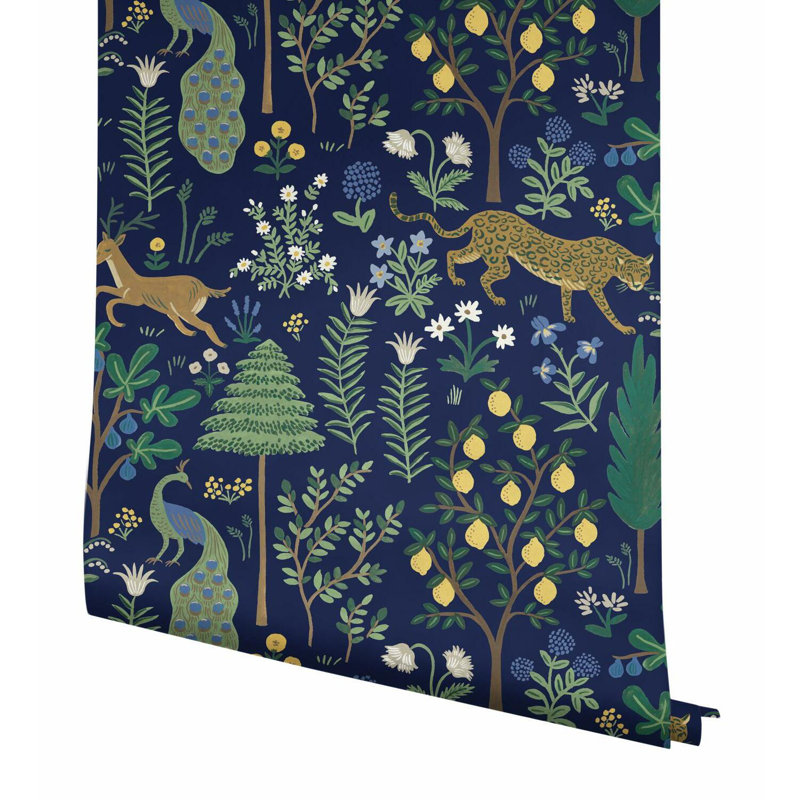 Rifle Paper Co. Menagerie Peel & Stick Wallpaper & Reviews Wayfair